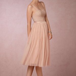 BHLDN COPPELIA BLUSH PINK DRESS-SOLD OUT ONLINE!!